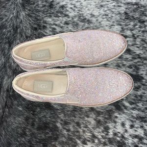 Sparkle Ugg slip ons